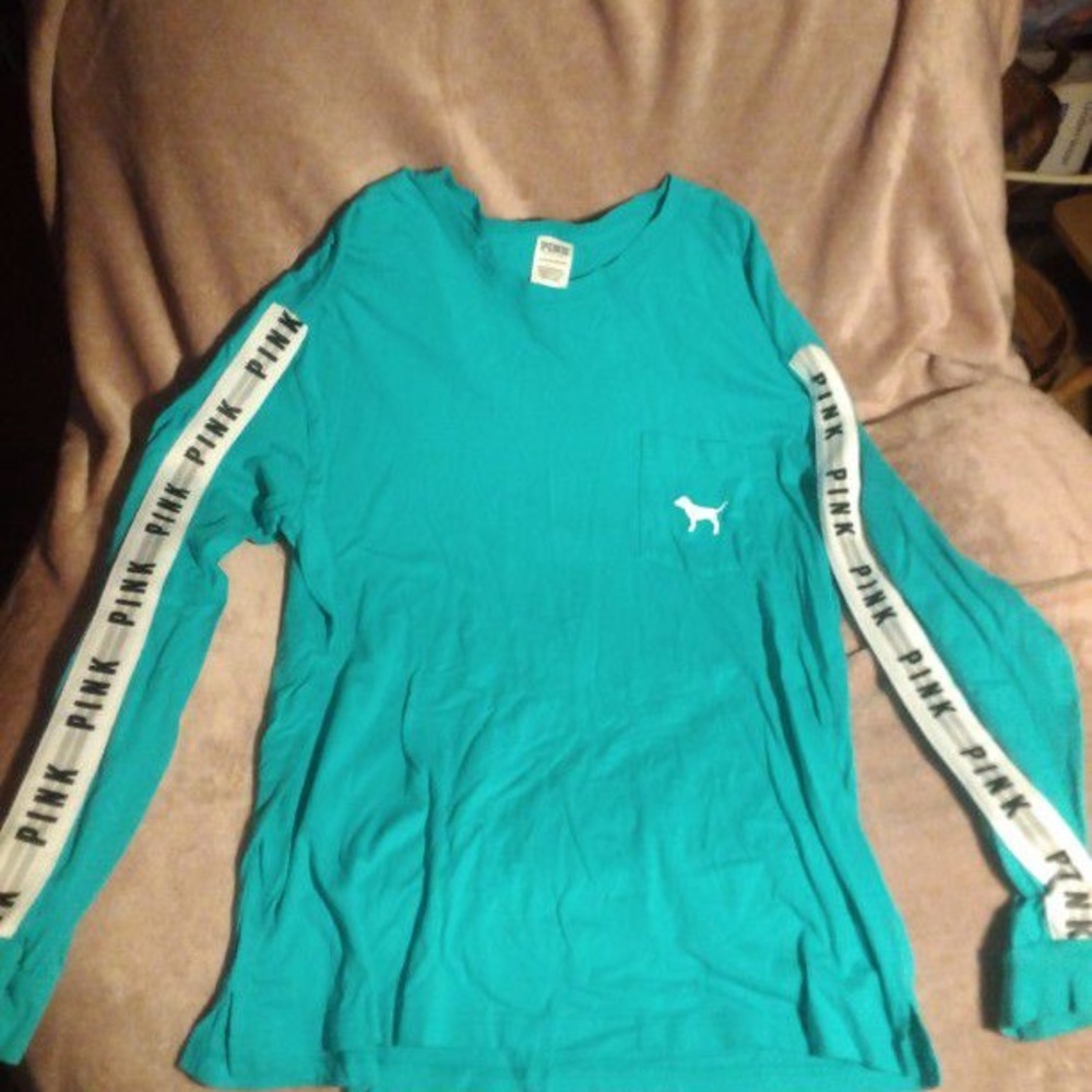 PINK turquoise long sleeve - Picture 9 of 15